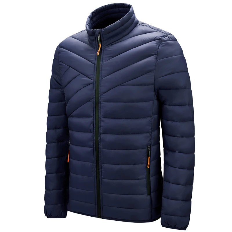 Men New 2021 Fashion Winter Brand Stand Collar Windproof Warm Jacket Parkas Coat Men Autumn Waterproof Thick Parkas  Men M-6XL warm winter coats