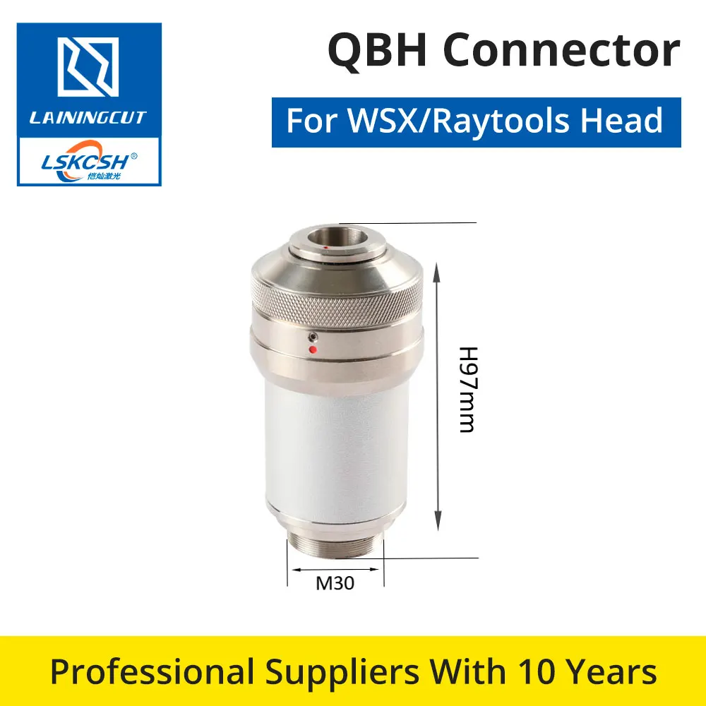 LSKCSH QBH разъем для Raytools/WSX/Precitec Лазерная головка NC30 BT240 BT240S для волоконного лазера 1064nm резки Raycus Max