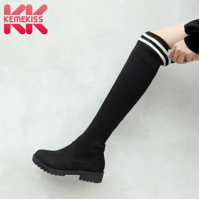 thigh high boots keep falling