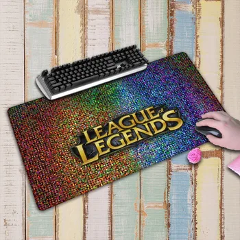 

League of legends Gaming Large Mouse Pad Gamer Locking Edge Mouse Keyboards Mat Grande Mousepad for CSGO Dota 2 LOL