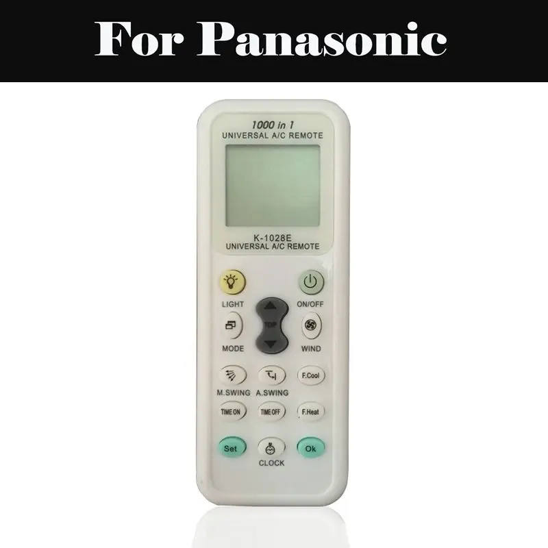 

Air Conditioner Wireless LCD Remote Control K-1028E for Panasonic CS/CU-YS12PKY CS/CU-YS12RKY CS/CU-SC18RKY YC18RKY2