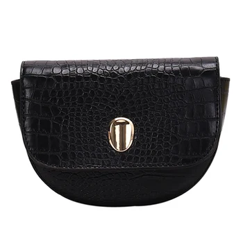 

iVog New Arrival Everyday Female Small Messenger Crossbody Handbag louisbag Geometric Chain PU Saddle Bags for Women 2019