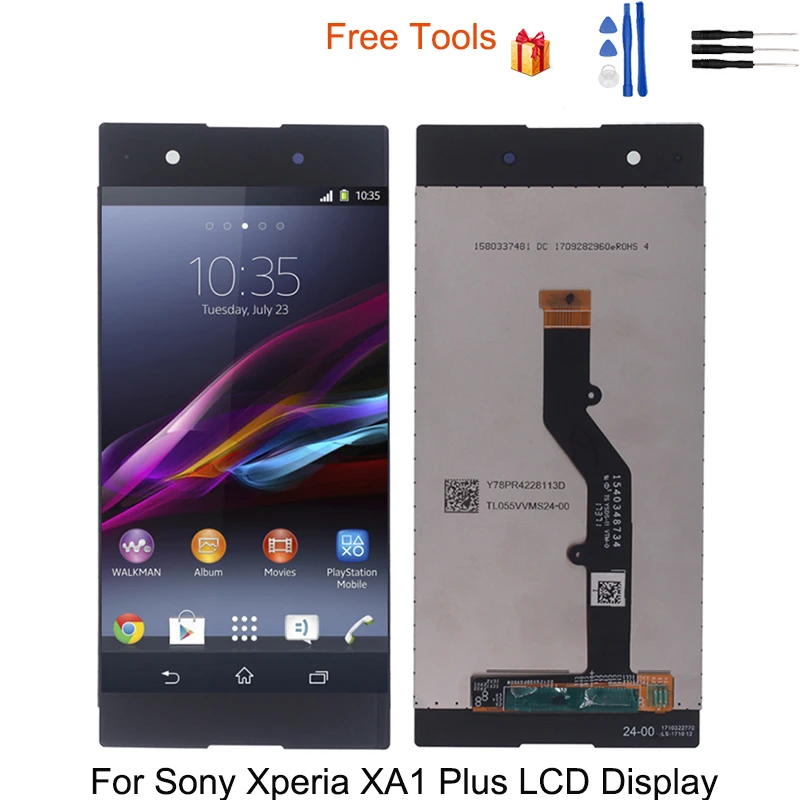 ЖК-дисплей для Sony Xperia XA1 Plus дигитайзер в сборе G3426 G3421 G3412 G3416 Замена ЖК-дисплея |
