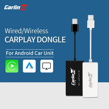 

Carlinkit Wired/Wireless Apple Carplay Dongle For Android System Screen Smart Link Support Mirroring Map Music With Android Auto