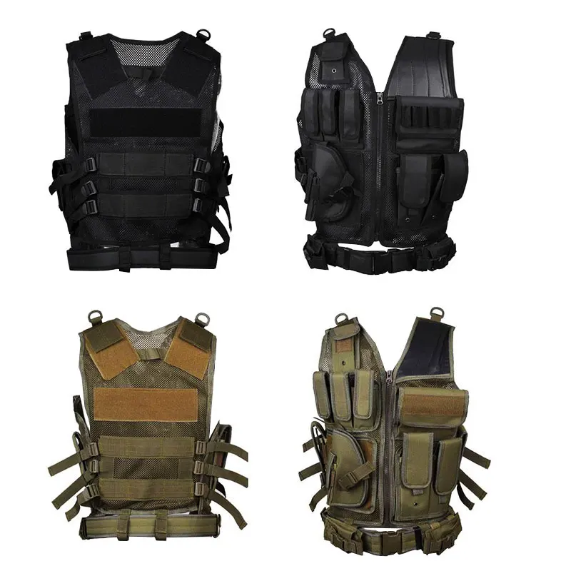 

Tactical Vest Paintball Aisoft Adjustable Special Forces Combat Assault