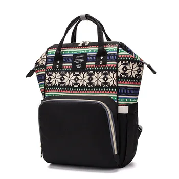 

National Style Baby Bag Backpack Travel Waterproof Diaper Bag for Mom Large Capacity Multifunction Maternity Bag Nappy Baby Care