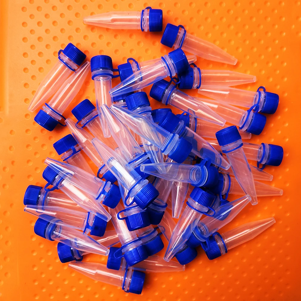 100pcsPP15mlMicrocentrifugeTubeCentrifugeTubeswithScrewCap