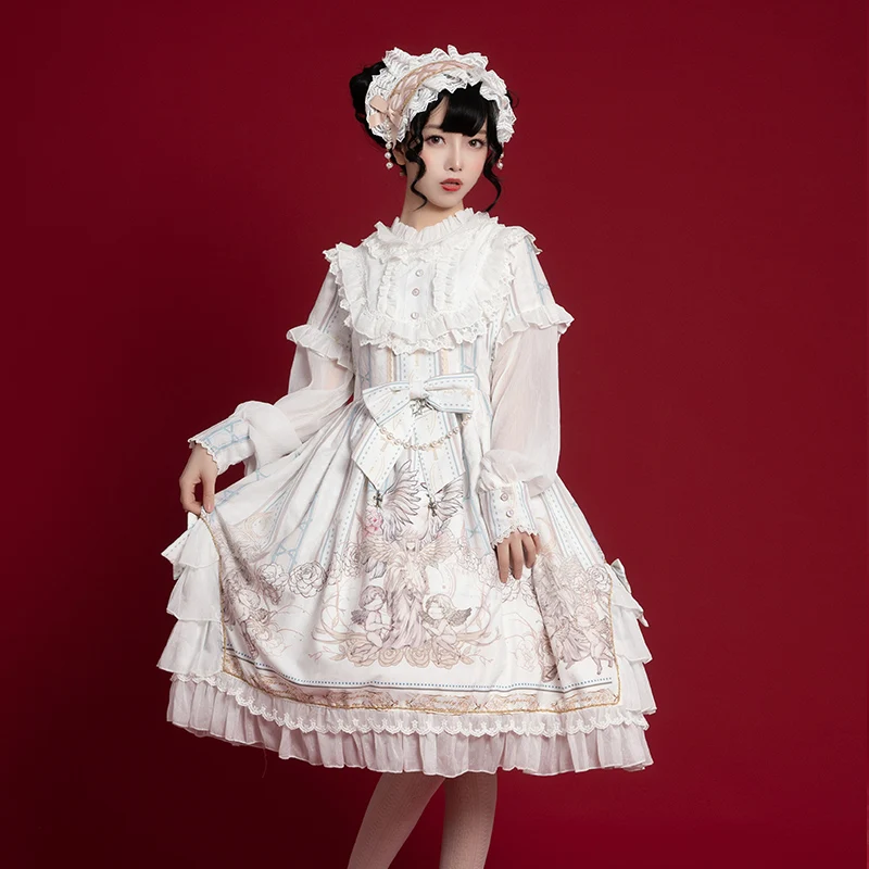 Reunion World ~ Sweet Long Sleeve Lolita Midi