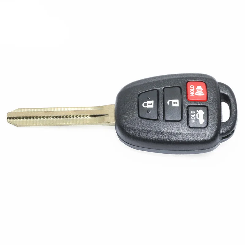 Keyecu дистанционный ключ-брелок от машины 4 кнопки H чип для Toyota Camry Corolla FCC ID: HYQ12BDM