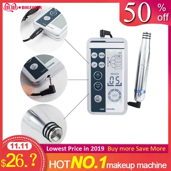 

Pro Electric Digital Controller Microblading Pen Kit Permanent Makeup Gun Set Eyebrow Lip Tattoo Machine +6pcs Cartridge Needles