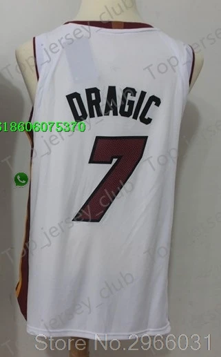 for men A+++ Качественная мужская футболка для взрослых#3 Dwyane Wade 7 Goran Dragic 21 Hassan Whiteside Jersey - Цвет: for men
