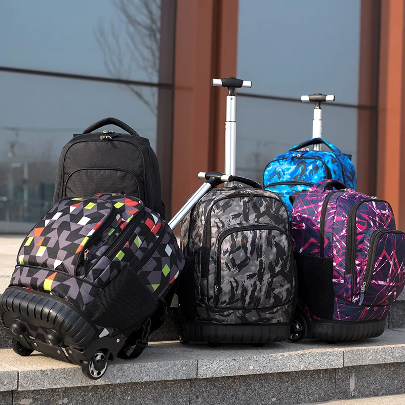 Дорожные рюкзаки на колесиках сумки для подростков школьный рюкзак с колесиками для девочек рюкзак на колесиках детские сумки для багажа