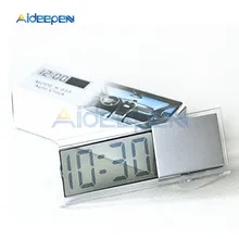 Электронные часы для автомобиля жидкокристаллический дисплей lcd Автомобильный таймер Цифровые часы с присоской