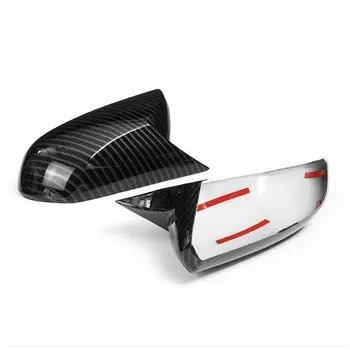

For Toyota Camry 2018-2020 Carbon Fiber Look Ox Horn Rear View Mirror Cover Trim 100% Brand New