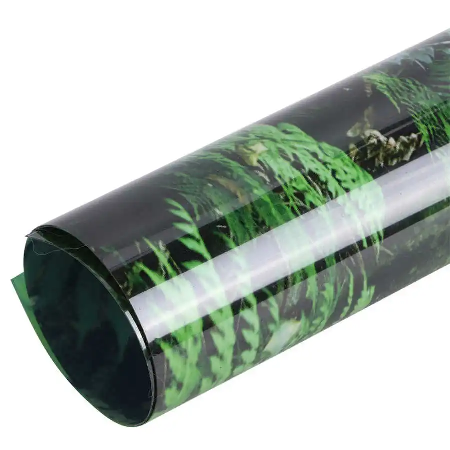 PVC Double Side Aquarium Background Poster Decoration Fish Tank Wall Lanscaping Rainforest Terrarium Fish Tank Decorations