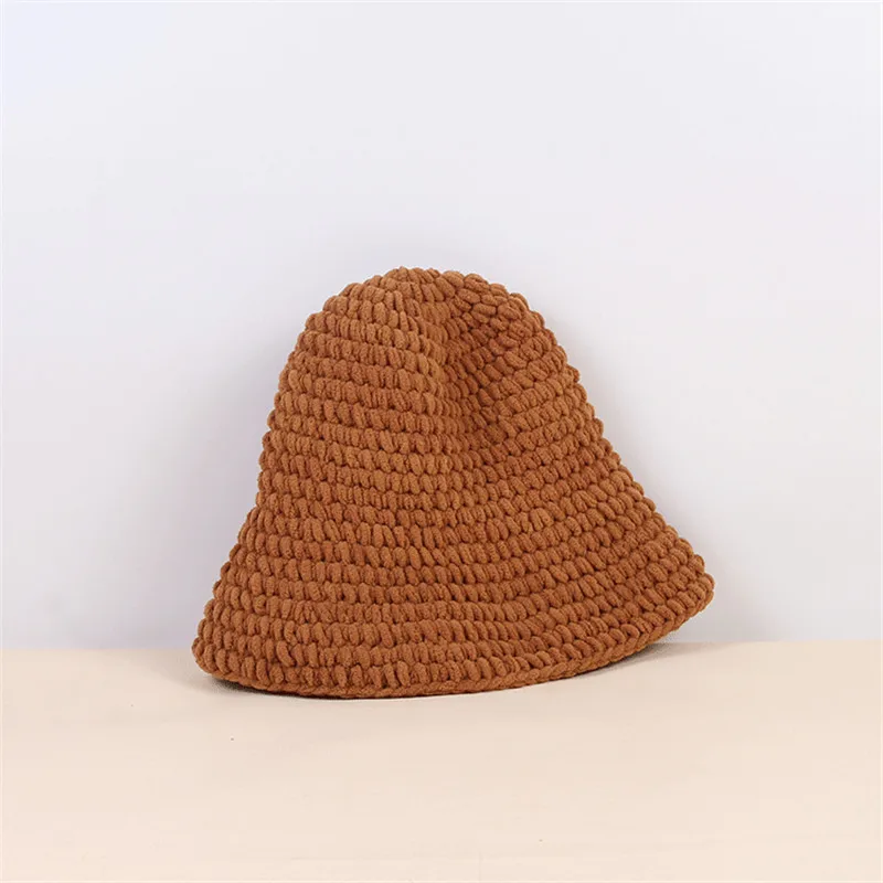 Autumn and winter new style solid color Bucket Hat Fisherman Hat outdoor travel hat Sun Cap Hats for men and Women 04 - Цвет: Хаки