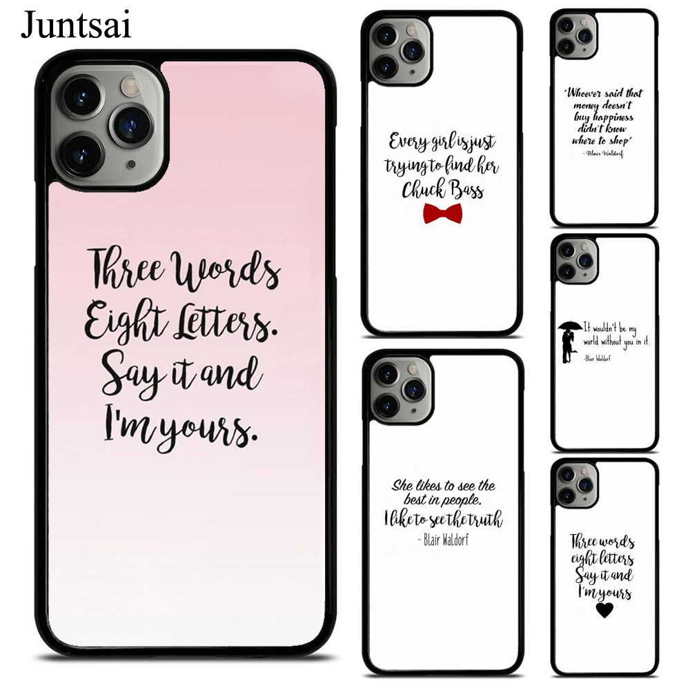Gossip Girl Blair Waldorf Quotes Case For Iphone 12 Mini 11 Pro Max X Xr Xs Max Se 6s 7 8 Plus 5 Cover Phone Case Covers Aliexpress