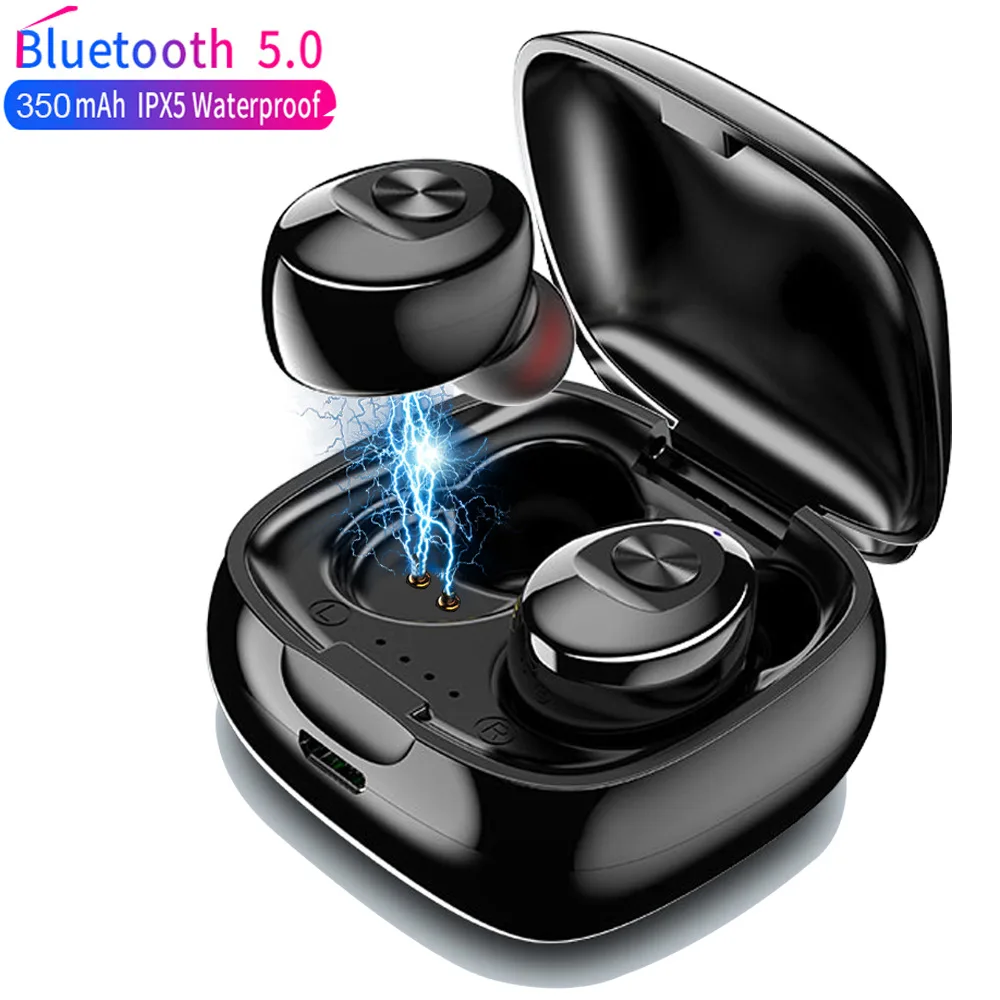 Наушники вкладыши TWS с Беспроводной наушники 5 0 True Bluetooth IPX5 Водонепроницаемый