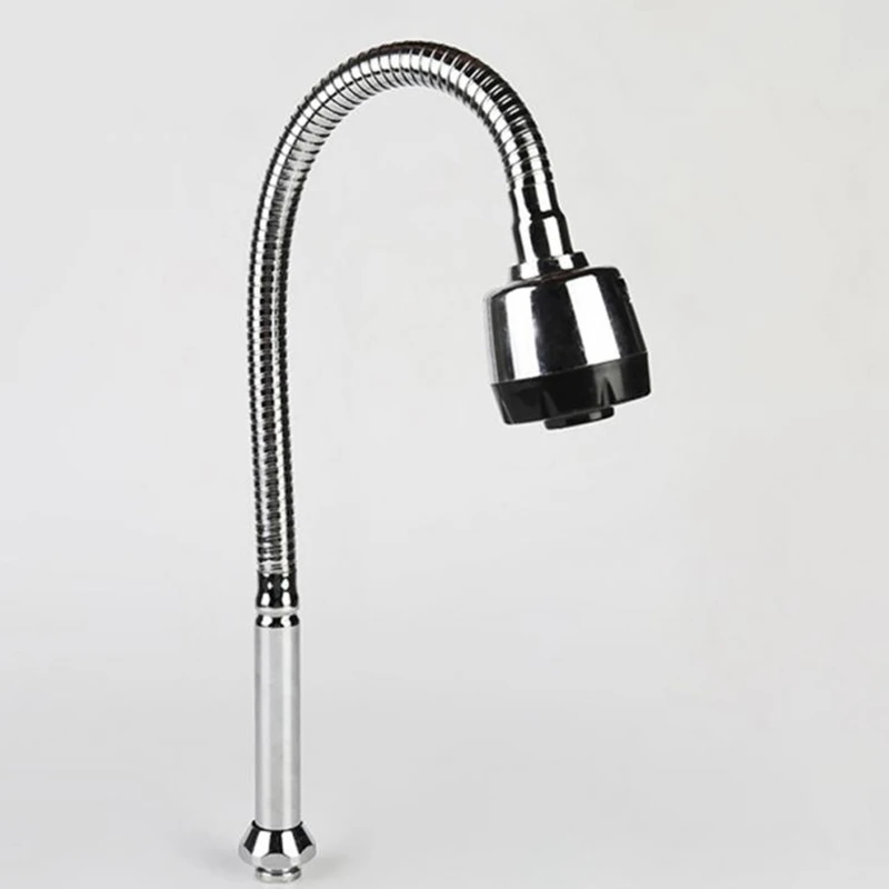 

Hot Sale Kitchen Bar Faucet Hose Double Hole Water 201 Stainless Steel Replacement Tap 45Cm