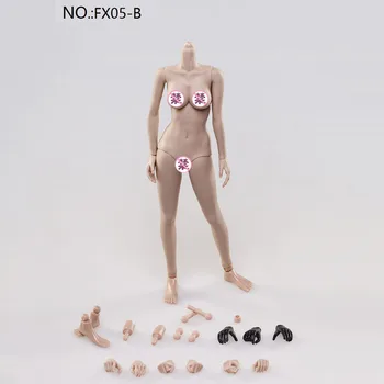 

VERYCOOL FX05-B 1/6 Sexy Female Body Asian Stainles Steel Skeleton Middle Breast Body Accessory Model for 12'' Action Figure DIY