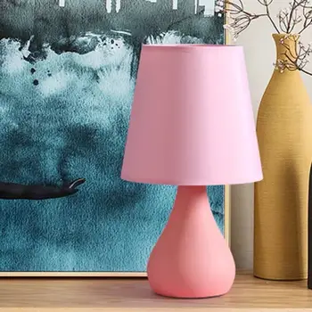 

Macaron Table Lamp Modern Minimalist Bedroom Bedside Lamp For Living Room Dining Room Home Decor Pink Blue