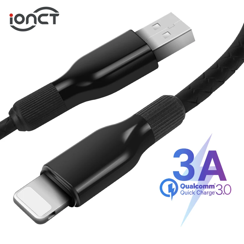 

iONCT 3A Micro USB Data Cable Fast Charging for iPhone Xiaomi Samsung Android usb c type-c Cable Mobile Phone Charger cord wire