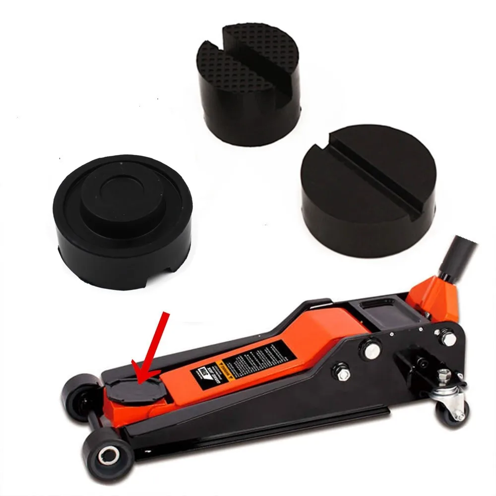 Universal Car Jack Pads Stand Rubber Pad With Slotted Frame Rail Gasket