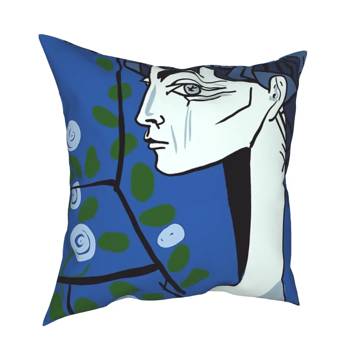 

Picasso Blue Woman Pillow Case Decoration Art Abstract Drawing Spanish Cushions Throw Pillow for Sofa Double-sided Printing