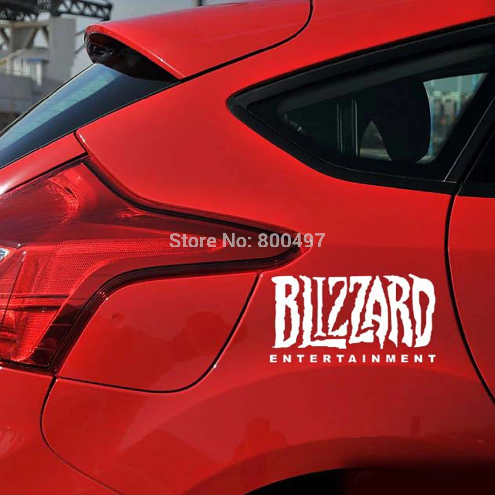 Blizzard развлекательный автомобиль наклейка Светоотражающая наклейка для Tesla Toyota Opel, Chevrolet Volkswagen Hyundai Kia Lada