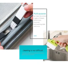 Ручные инструменты для чистки желобков для дверей и окон, чистящие щетки для кондиционера, щетки для очистки затвора, упаковка из 4