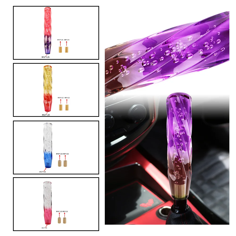 25cm Personalized Car Manual Transmission Shift Knob Gear Shifter Head Stick Crystal Transparent Bubble | Автомобили и мотоциклы