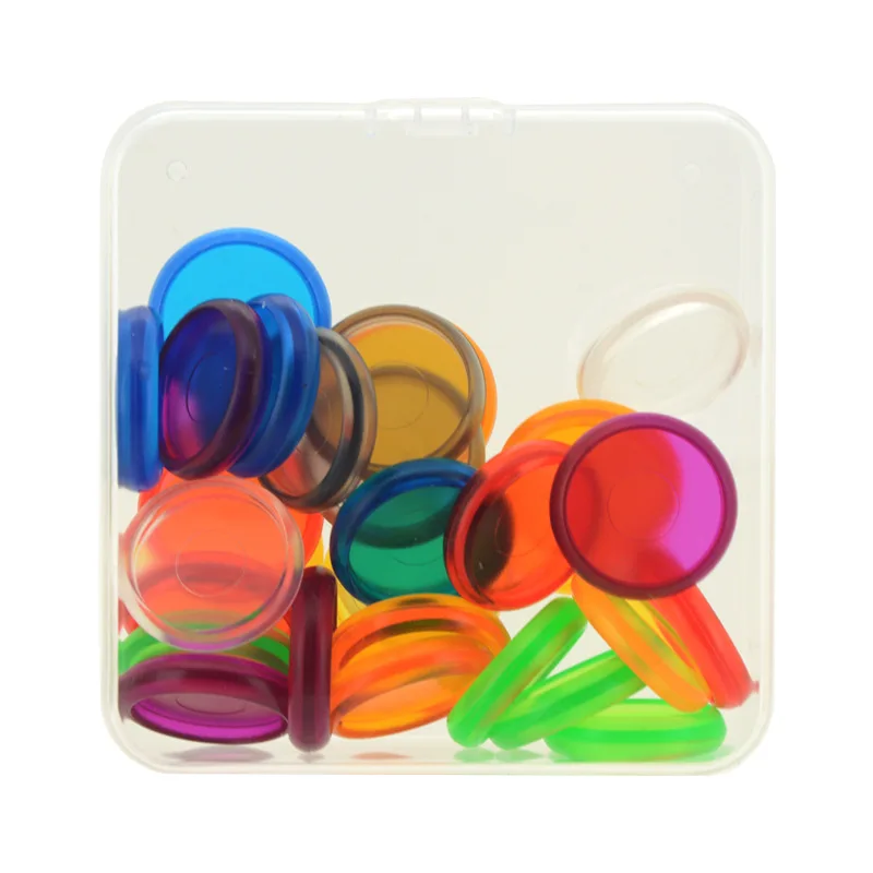 Color Transparent Plastic Sheet Disc-bound Binder Rings Scrapbooking Planner Ring Binder Mushroom Hole Notebook