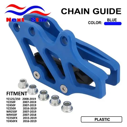 

Motorcycle Plastic Chain Guard Guide Protector For Yamaha YZ125 YZ250 YZ250F YZ450F YZ250X WR250F WR450F YZ250FX YZ450FX 2007-19