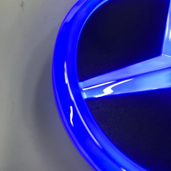 

Car Rear Label Star Emblem LED Illuminated Logo for Benz W205 C E R ML GL GLA CLA CLS 2002-2020 White Light