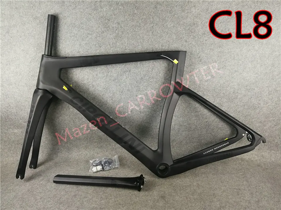 Дорожный велосипед набор Рам 5 камуфляжные модели T1000 3 K/1 K MCipollini NK1K карбоновая рама с BB68/BB30 матовая/глянцевая XXS/XS/S/M/L/XL - Цвет: CL8