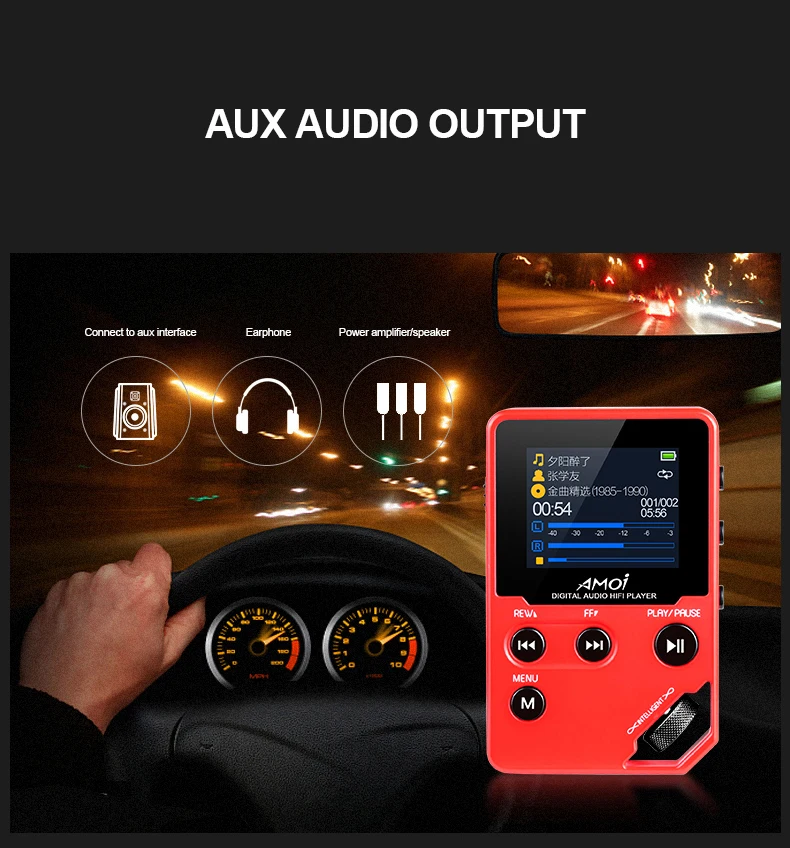 Портативный мини MP3 HIFI стерео музыкальный плеер без потерь Профессиональный DSD64 3072 кГц аппаратное декодирование аудиофилов Flac Walkman
