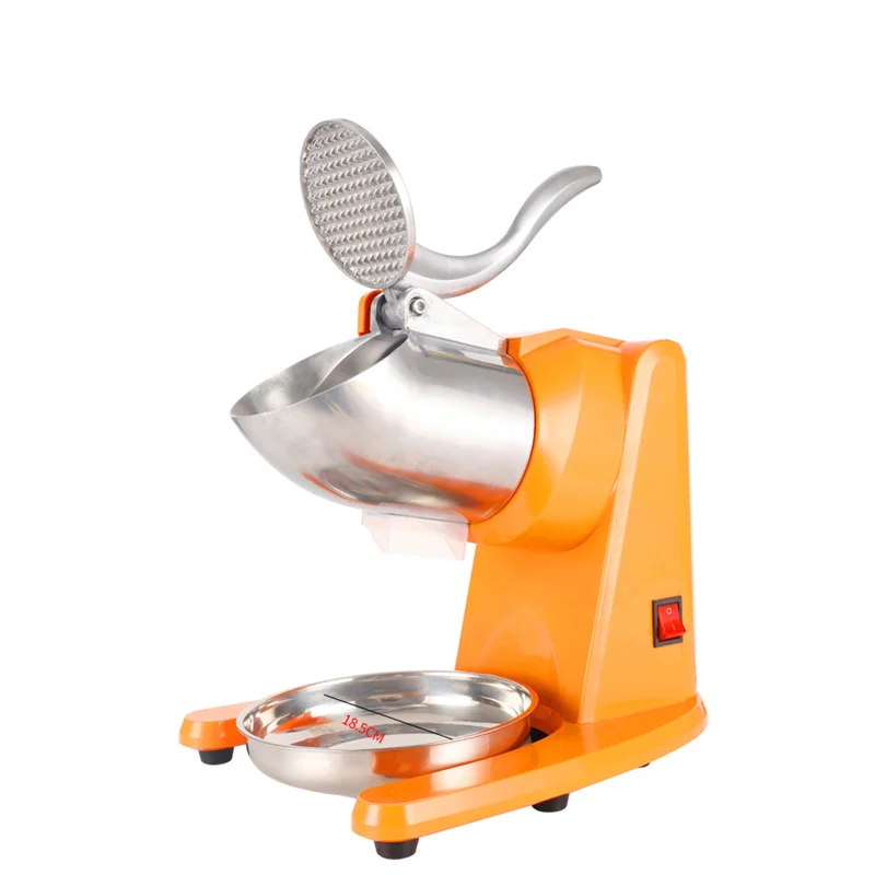 

95kg/H stainless steel electric ice crusher Double Blade Smoothie slush Block Breaking maker snow cone grinder 110V 220V