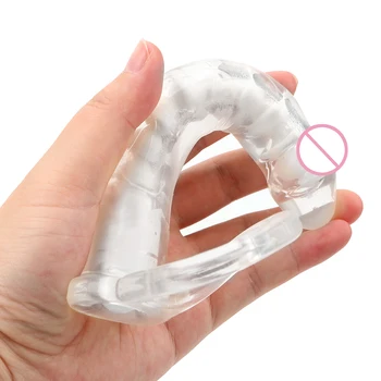 OLO Double Penetration G Spot Dildo Vibrator Anal Plug Sex Toys For Men Women Strapon Adult Products 3