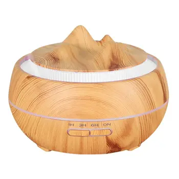 

Mountain Peak Air Humidifier Wood Grain Remote Control Aroma Diffuser 7 Light