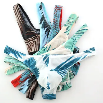 

Mesh Transparent Sheer Mini Briefs Mens Thong Swimwear Super Sexy Gay Swim Underwear Tanga Pouch Bikini Swimsuit T-back Panties