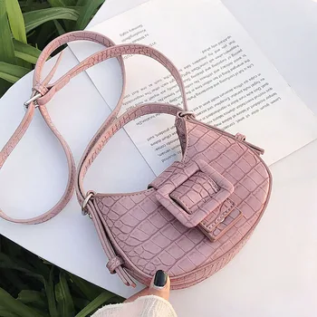 

2020 Fashion Stone Pattern PU Leather Crossbody Bags Sac A Main Female For Women Shoulder Messenger Bag Lady Travel Handbags