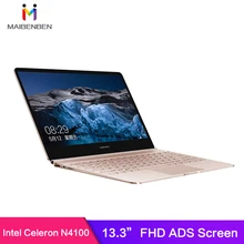 MAIBENBEN JinMai6 Ноутбук 13,3 дюймов Intel Gemini Lake N4100 8G ram 240 SSD DOS FHD экран