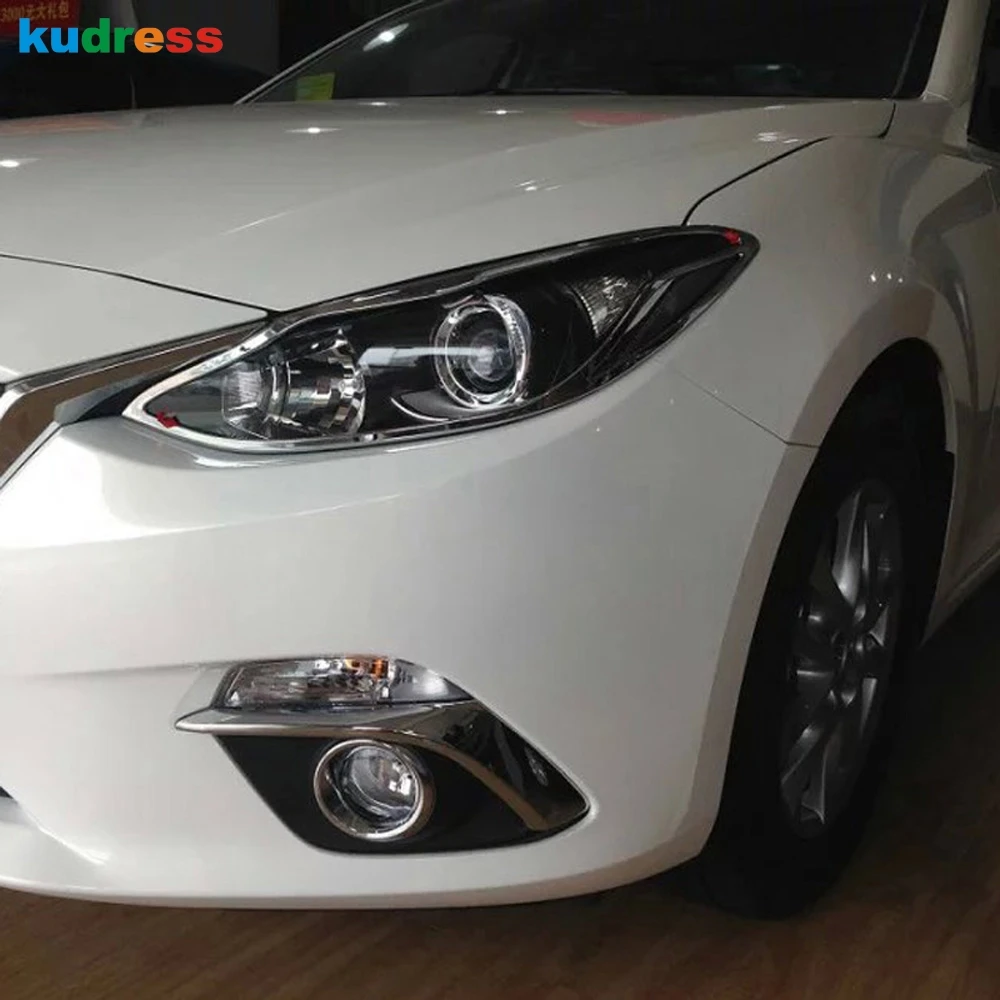 Головной светильник Накладка для Mazda 3 M3 Axela 2013 2016 2017 2018 хромированный