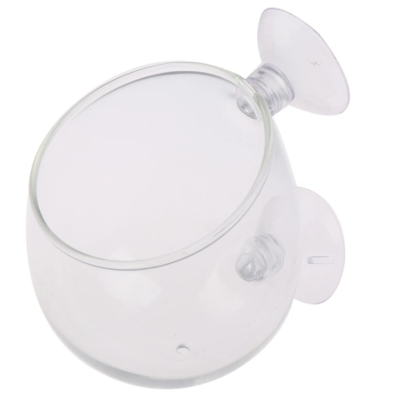 Fish Tank Accessories Clear Crystal Glass Plant Pot Plant Cup Holder Aquarium Landscapes Cups 1PCS