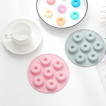 

Silicone mini cake Mold Baking Pan DIY Doughnuts Mould Non-stick Silicone Cake Mold for Donuts Bagels Pastry Baking Tools