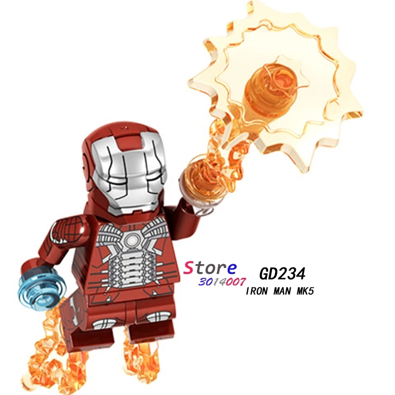Us 065 Single Avengers Endgame Iron Man Ironman Mk85 Mk50 Mk22 Mk41 Mk50 Mk5 Punisher War Machine Pepper Building Blocks Kids Toys In Blocks From