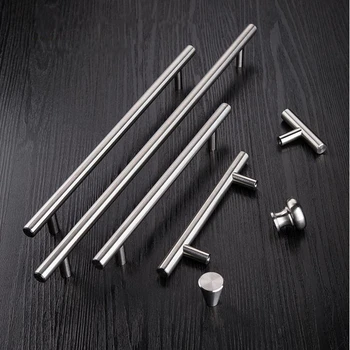 

3pcs Furniture Handles 50mm-500mm Stainless Steel T Bar Handles for Furniture Cabinet Knobs and Handles Pull for Cupboard Door