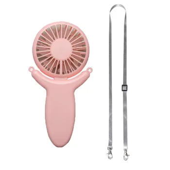 

Neck Hanging Fan USB LED Light Rechargeable Neckband Lazy Dual Cooling Fan Portable Trave Hand Held Fan #BL3