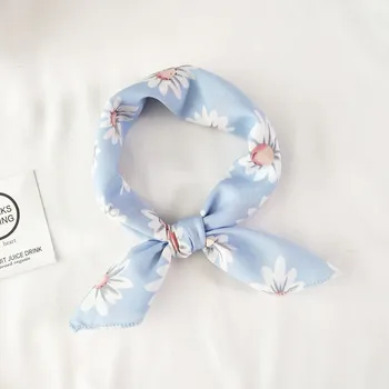

2020 New Fashion Spring/Summer Women Floral Printing Beach Silk Scarf Shawls Female Long Wraps Beach Black