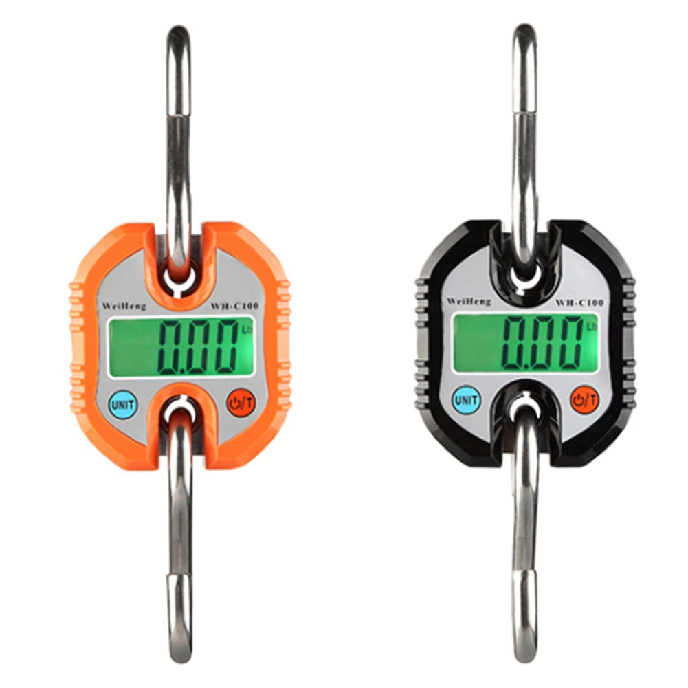 150kg Pocket Portable Hanging Scale LCD display Digital Electronic Hand Held Hook Balance Weighing